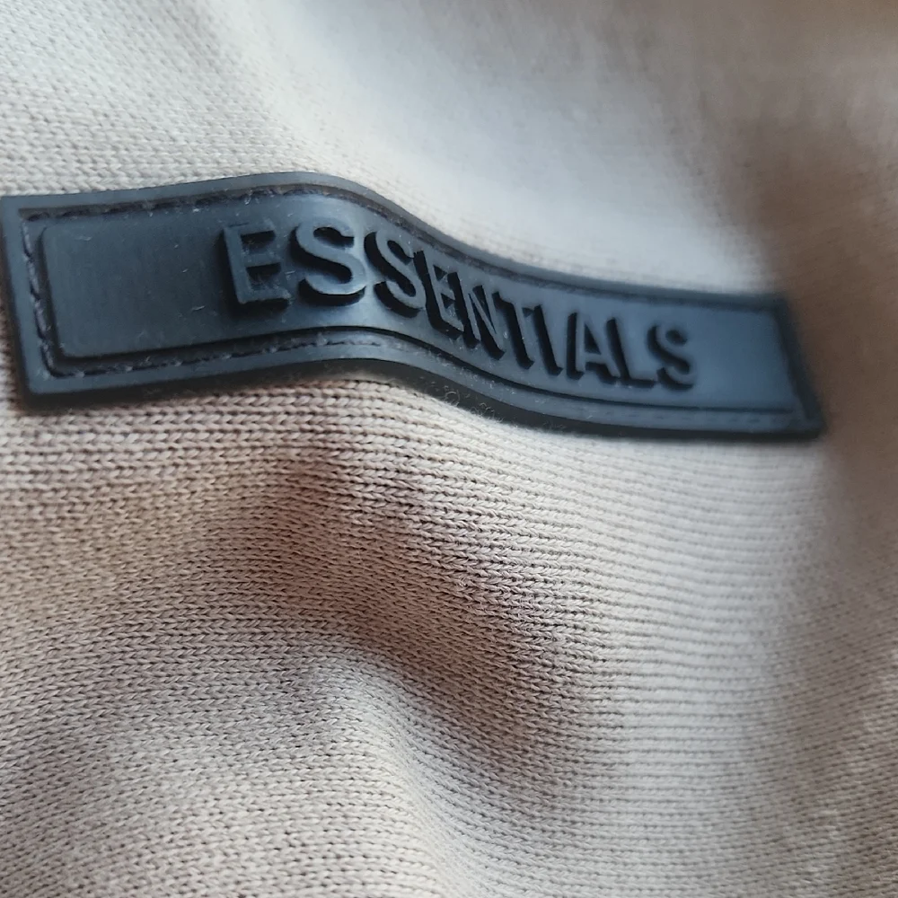 Fear of God Essentials Pullover Hoodie | Tan - Picture 7 of 13
